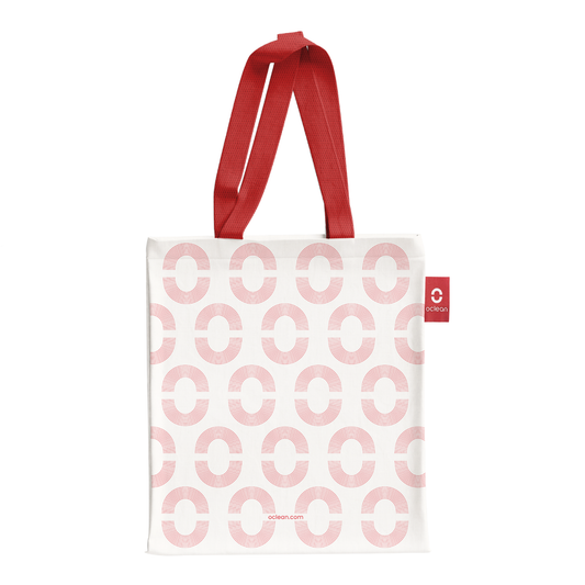 Borsa Tote in Cotone Oclean con Logo