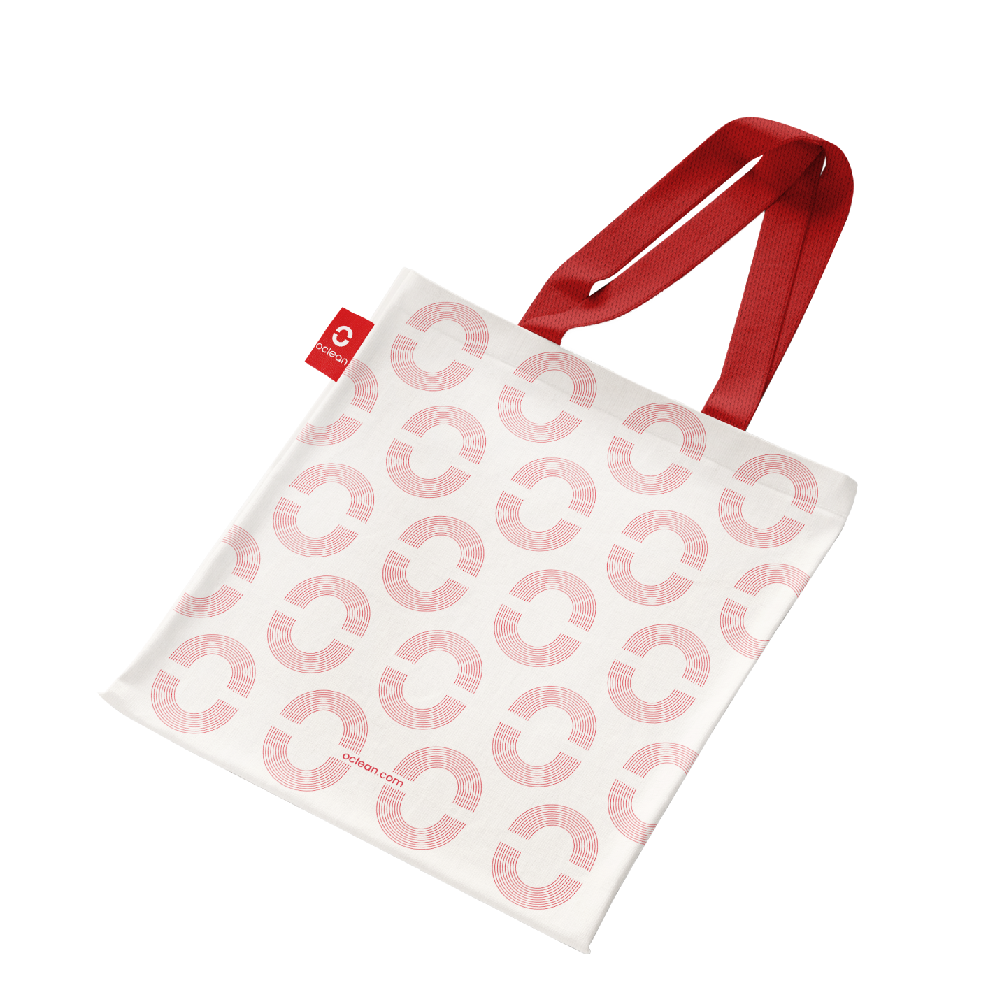 Borsa Tote in Cotone Oclean con Logo
