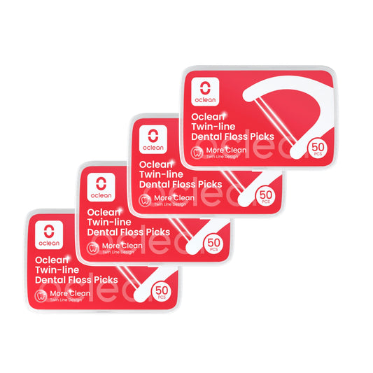 Oclean Twin-line Dental Floss Picks - 4 pezzi
