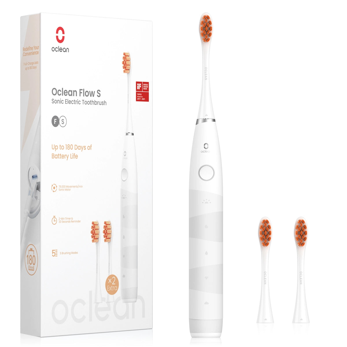 Oclean Flow Spazzolino Sonic S - Con scatola