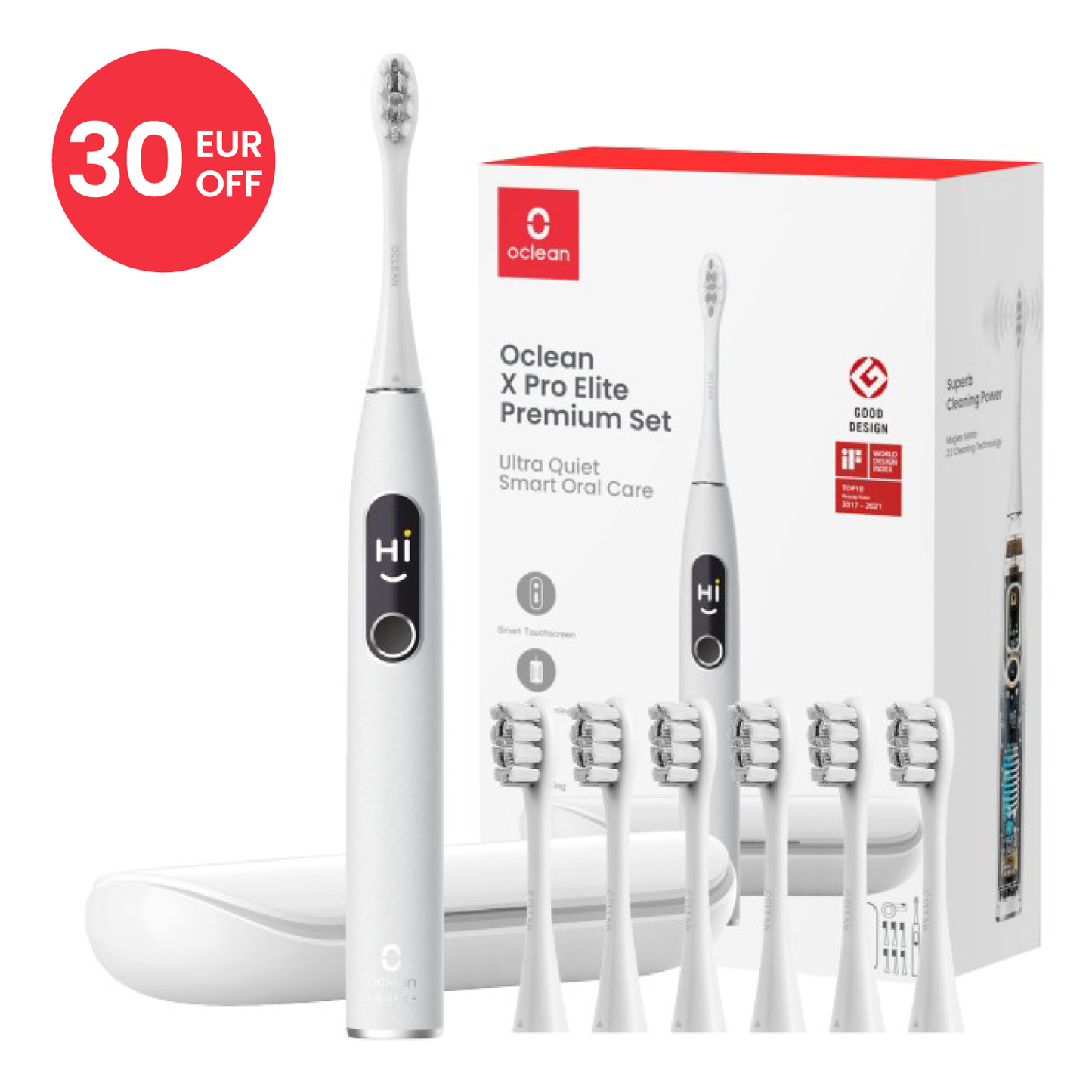 Oclean X Pro Elite Premium Set - Grigio con 30 EUR di sconto